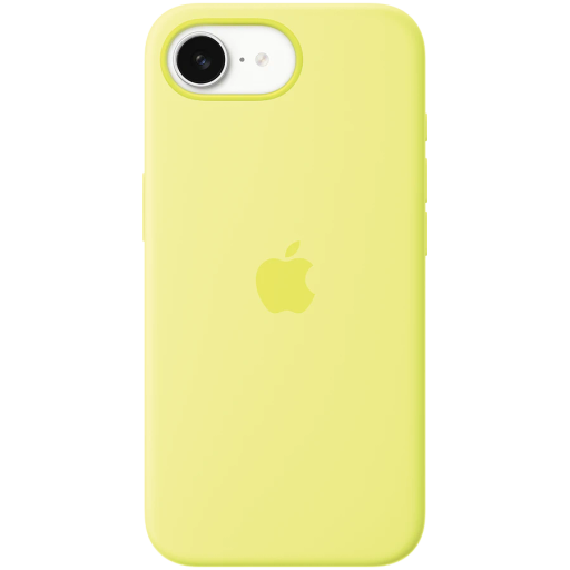 Apple Case Silicone Case Neon Yellow for iPhone 16e