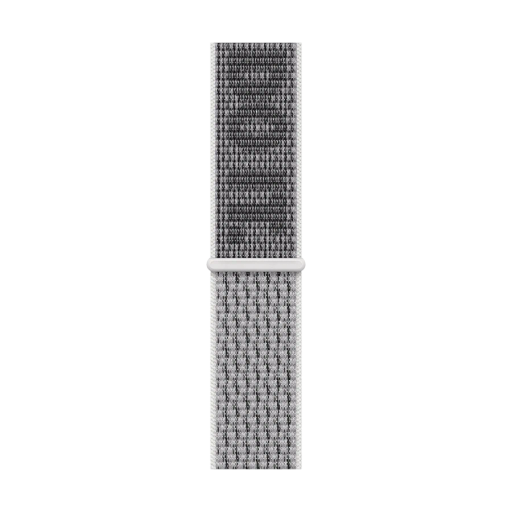 Apple 41mm Nike Sport Loop Band for Apple Watch 38/40/41 mm, Black/Summit White