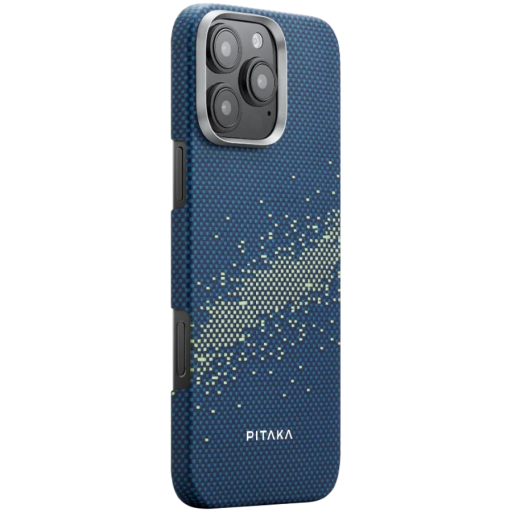 Husă PITAKA StarPeak Luminous pentru iPhone 16 Pro, Milky Way Galaxy