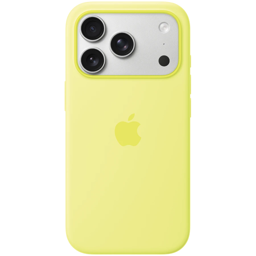 Apple Қаптар Silicone Case with MagSafe with MagSafe Neon Yellow for iPhone 17 Pro