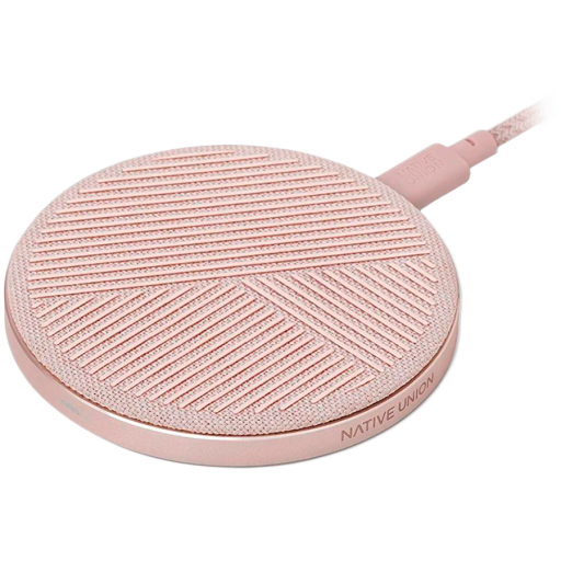 NATIVE UNION Wireless Charger, 10 W, Rose