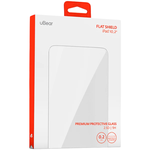 UBEAR Закаленное стекло  для iPad (7-го, 8-го и 9-го поколения)