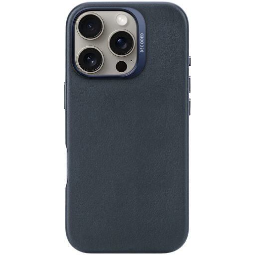 Husă DECODED cu MagSafe pentru iPhone 16 Pro, Navy