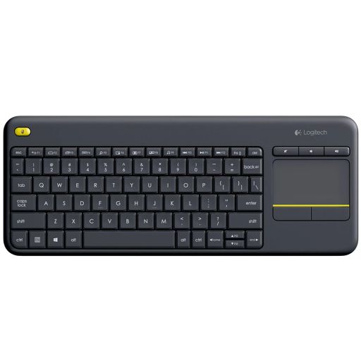 Клавиатура LOGITECH K400 Touch Plus UA Wireless Black (L920-007145)