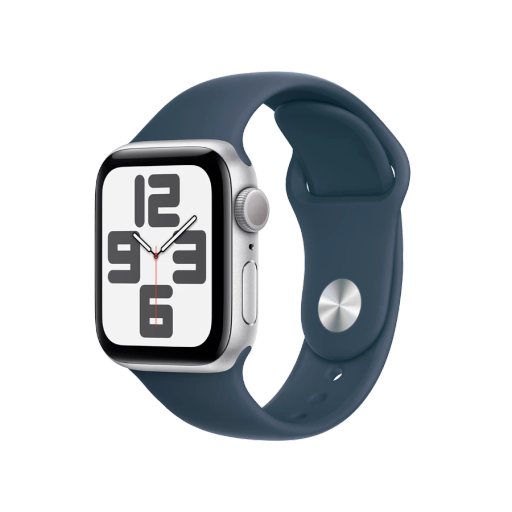 Apple Watch SE GPS Gen.2 (2023)  Storm Blue Sport Band, M/L, 40mm, Gümüş