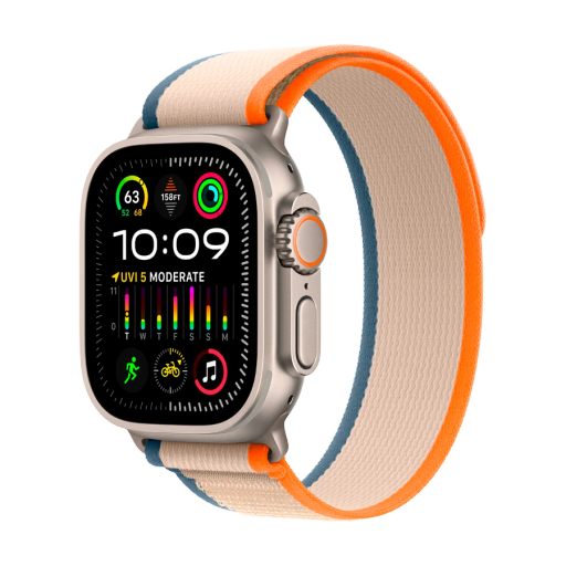 Apple Watch Ultra Series 2 GPS + Cellular  Orange/Beige Trail Loop, S/M, 49мм, Natural