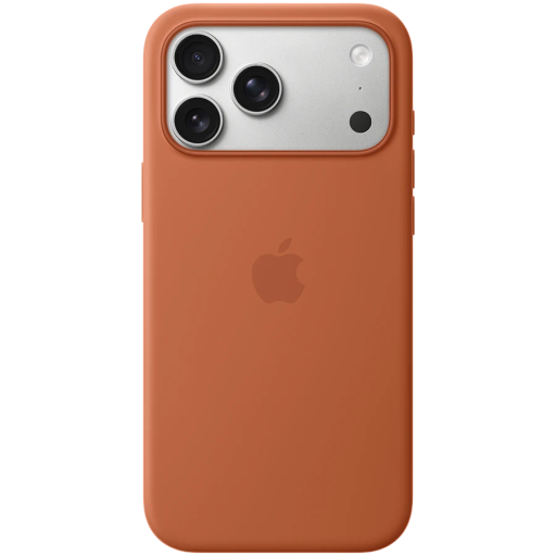 Apple силиконовый чехол с MagSafe Terra Cotta для iPhone 17 Pro Max