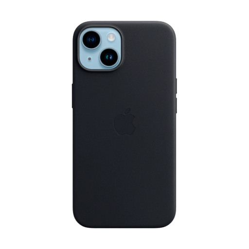 Apple Чехол Leather Case с MagSafe Тёмная ночь для iPhone 14