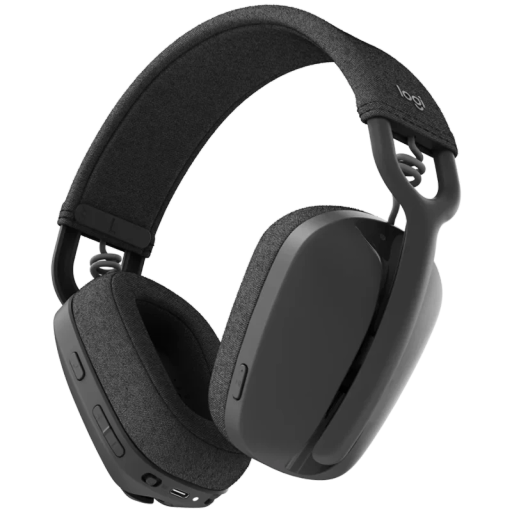 LOGITECH ZONE VIBE 100 Wireless Headset, Graphite
