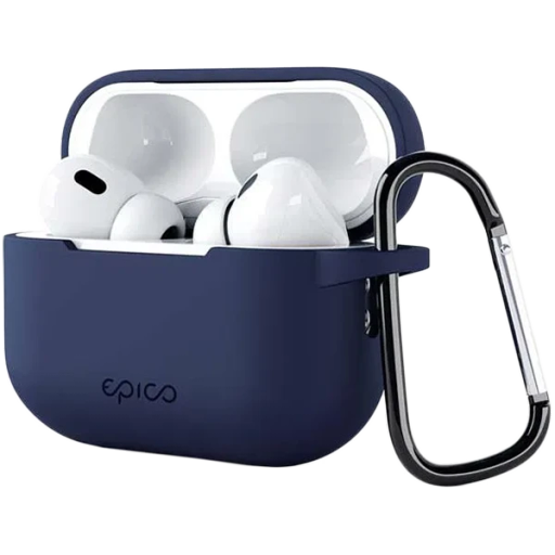 Чехол EPICO из силикона для AirPods (Gen. 4), Тёмно-синий