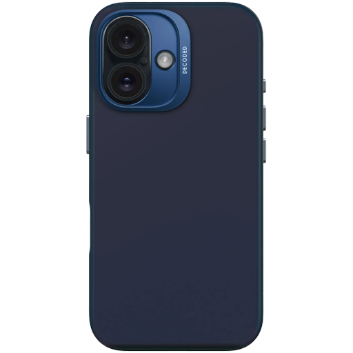 Чехол DECODED из силикона с MagSafe для iPhone 16, Blueprint