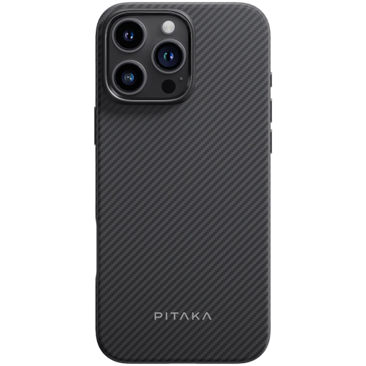 PITAKA Защитный чехол Military-Grade Protective Case с MagSafe Чёрный/Серый для iPhone 16 Pro Max