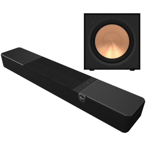 KLIPSCH үйдегі аудио жүйесі Қара