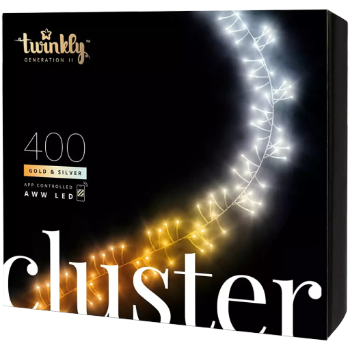 TWINKLY  Ақылды жарықдиодты шамдар TWC400GOP-BEU LED, Cold/Warm,