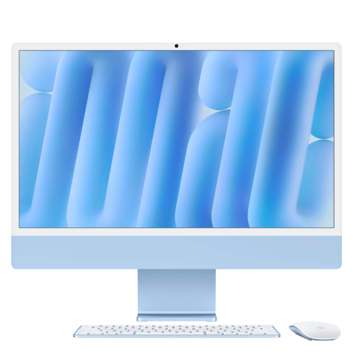 iMac 24" M4, 10C CPU 10C GPU, 16ГБ 256ГБ SSD, Синий