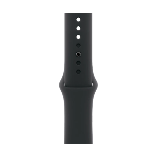 Apple 46mm Sport Band - S/M & M/L Band Extension Sport Band Black for Apple Watch 44/46 mm