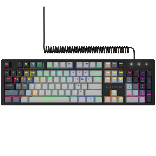 Игровая клавиатура проводная LORGAR Azar 514 RGB Wired White (LRG-GK514W-UA)