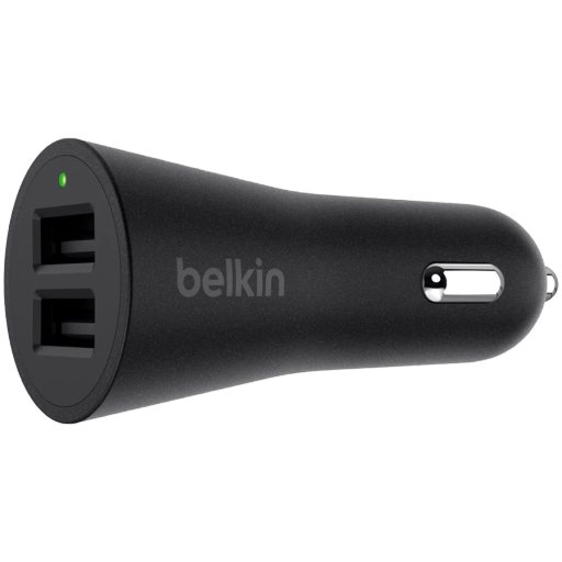 Автомобильный адаптер BELKIN 2*USB Тип A, 24 Вт