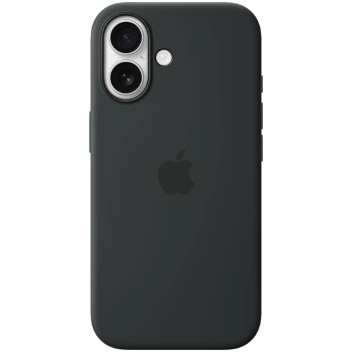 Apple силиконовый чехол с MagSafe Чёрный для iPhone 17