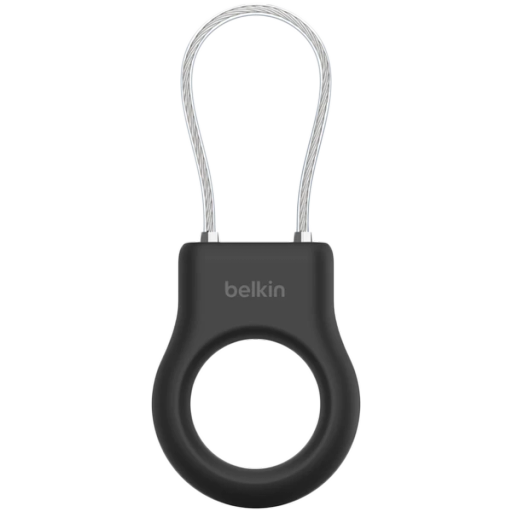 BELKIN  for AirTag, BlackSecure Holder with Wire Cable