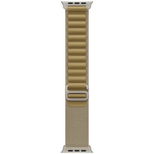 Apple 49мм Alpine Loop - Natural Titanium Finish Ремешок Alpine Loop - Natural Titanium Finish Tan для Apple Watch 44/45/46/49 mm