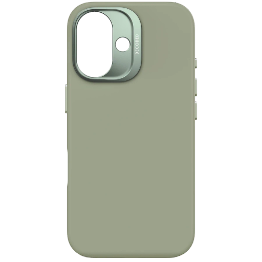 Чехол DECODED из силикона для iPhone 16, Jade Green