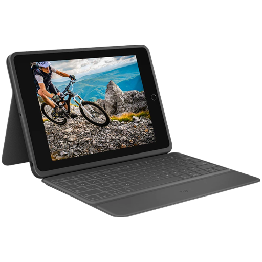LOGITECH Пернетақта корпусы Rugged Folio  Графит for iPad (7-ші ұрпақ)
