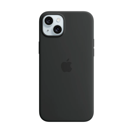 APPLE Պատյան Silicone Case with MagSafe հետ MagSafe Սև for iPhone 15 Plus