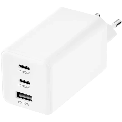 Адаптер питания UBEAR 3*USB/USB-C 2*USB Тип C, USB Тип A, 100 Вт