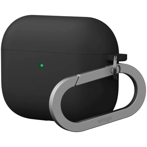 ELAGO Чехол Liquid Hybrid Hang  Чёрный для AirPods Pro (Gen3)