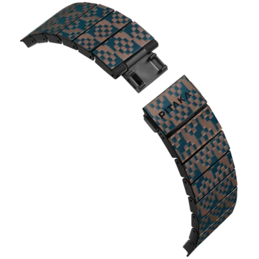 PITAKA Ремешок Dreamland ChromaCarbon Stairs для Apple Watch 42/44/45/49 mm