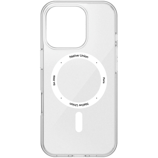 NATIVE UNION Case (RE)CLEAR თან MagSafe Transparent for iPhone 16 Pro