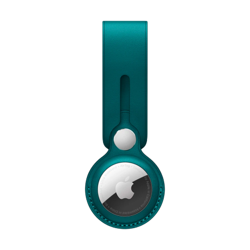 Apple  for AirTag, Forest GreenLeather Loop