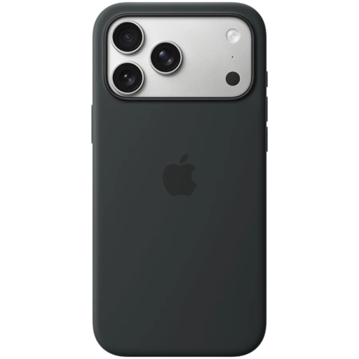 Apple силиконовый чехол с MagSafe Чёрный для iPhone 17 Pro Max