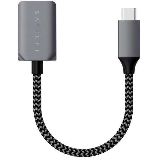 SATECHI Адаптер USB-C на USB, Space Gray