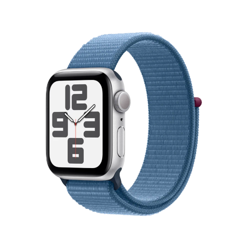 Apple Watch SE GPS Gen.2 (2023)  Winter Blue Sport Loop, 40mm, Gümüş