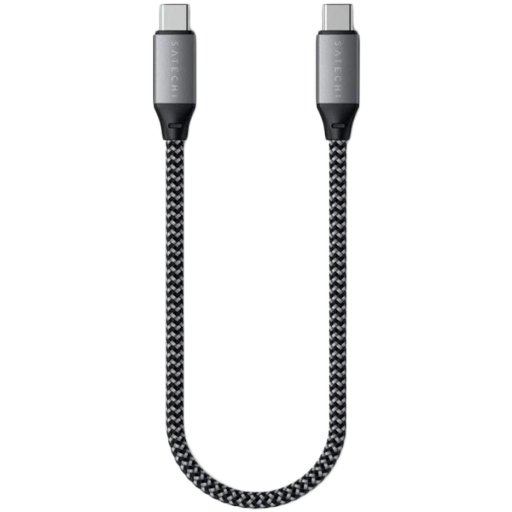 SATECHI USB-C Cable, Space Gray, 0.25m