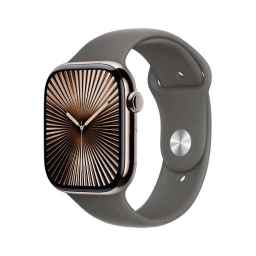 Apple Watch Series 10 GPS + Cellular Stone Grey Sport Band, M/L, 46мм, Natural