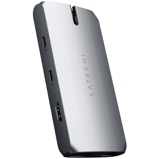 SATECHI  Многопортовый адаптер Type-C On-the-Go Multiport Adapter Space Gray