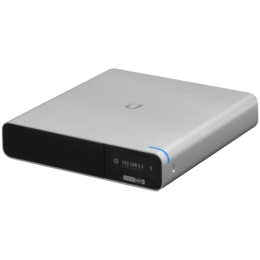 Consolă UniFi UBIQUITI CloudKey+ Compact (Bluetooth, GLAN), Silver