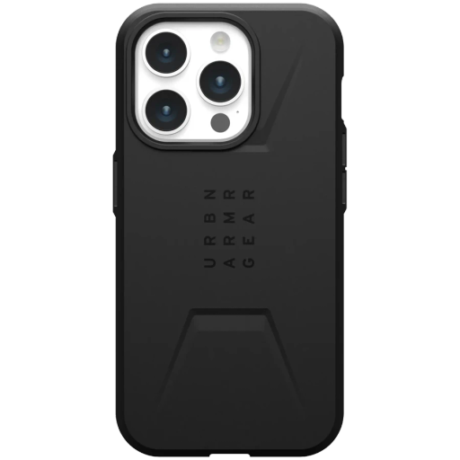 Чехол UAG Civilian с MagSafe для iPhone 15 Pro, Чёрный