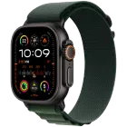 Apple Watch Ultra 2 2024  Темно-зеленый альпийский ремешок, М, 49мм, Black Titanium — Изображение №1