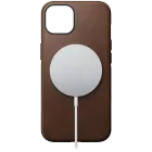 NOMAD Чехол Modern Leather Case с MagSafe Rustic Brown для iPhone 13 — image №1