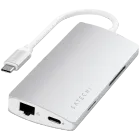 SATECHI  Multi-Port Adapter V2  Multiport Adapter  Silver — Image №1