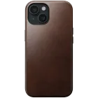 Husă NOMAD din piele cu MagSafe pentru iPhone 15, Brown — image №1