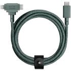 NATIVE UNION Кабель-переходник с USB-C на Lightning, Slate Green, 1.5м — Изображение №1