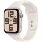 Apple Watch SE GPS Gen.2 (2024), 40мм, Жарқыраған жұлдыз, Жылтыр жұлдызды спорт белдігі, S/M — image №1