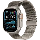 Apple Watch Ultra 2 2024  Natural Titanium Milanese Loop, L, 49мм, Natural Titanium — Изображение №1