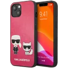 LAGERFELD Чехол Karl & Choupette Hard Fucsia для iPhone 13 — image №1