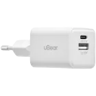 Power Adapter UBEAR 2*USB/USB-C, 30 W — Image №1
